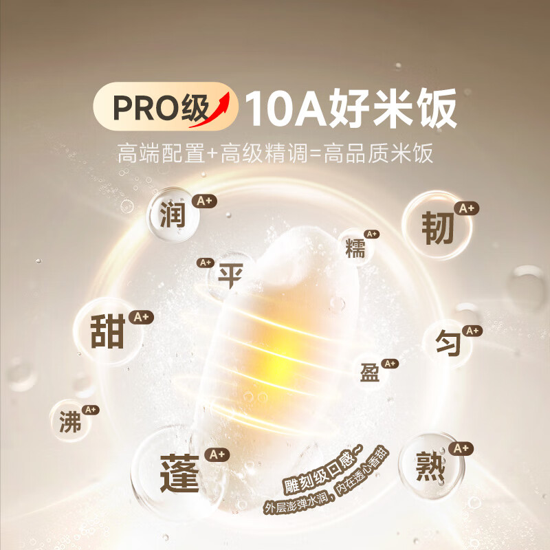 Mijia Xiaomi rice cooker 0 fluorine coated titanium inner tank non-stick 3L household 2-3 people IH heating 3D pressure smart APP multi-function rice cooker rice cooker porridge cooker P1