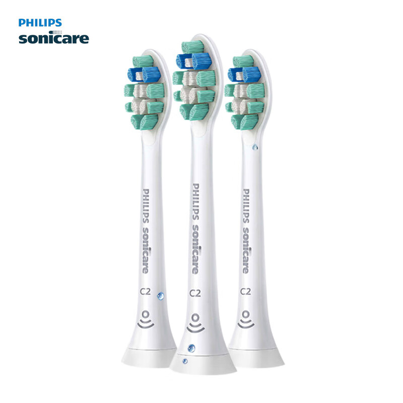 Philips (PHILIPS) electric toothbrush head official original adapter Diamond 3/7/9 series brush handle cleans gums, protects and brightens European imports 3-pack HX9023