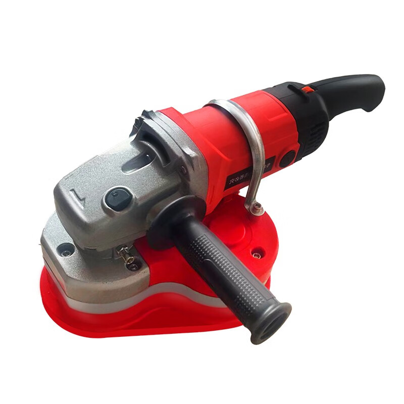The central shopkeeper's handheld cement grinder is a multi-functional concrete wall and floor putty planer. Three-head dust-free floor grinder is an enhanced handheld grinder + vacuum + extended hand.