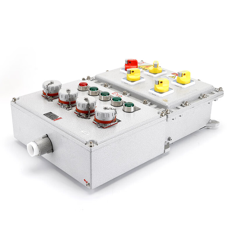 Explosion-proof distribution box, inspection box, control cabinet, lighting, power supply socket box, stainless steel junction box, empty box, switch box, main open + secondary circuit with explosion-proof socket