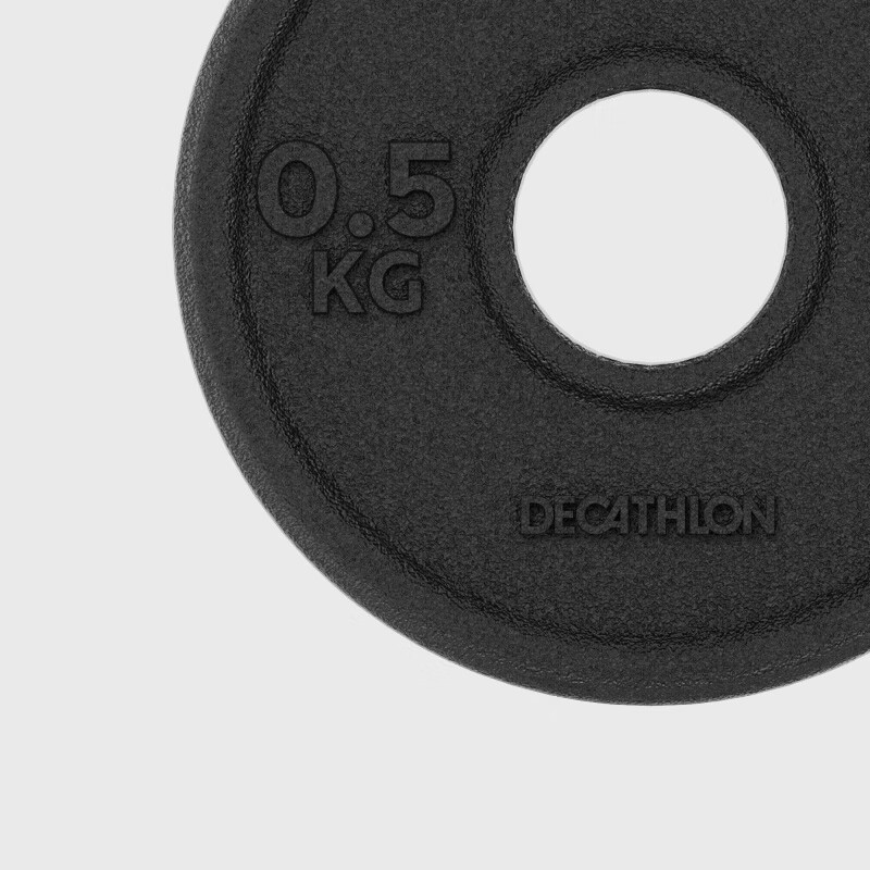 Decathlon barbell dumbbell weight lifting equipment home weight training dumbbell black-0.5kg*1 one size fits all