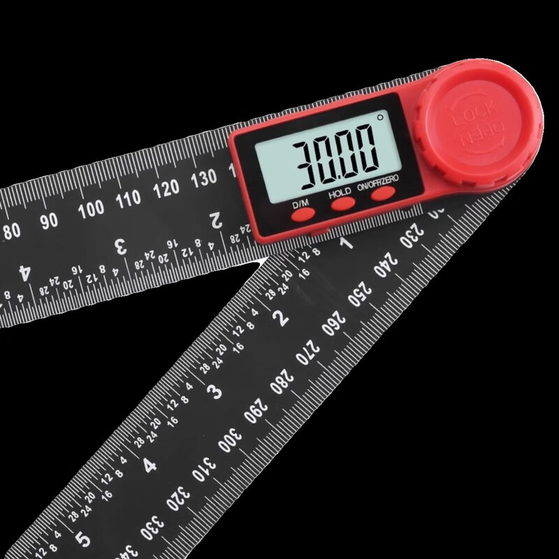 Special digital display angle ruler for production and health, human joint protractor, postpartum rehabilitation rib and pelvic bone measurement digital display angle ruler, height 200mm