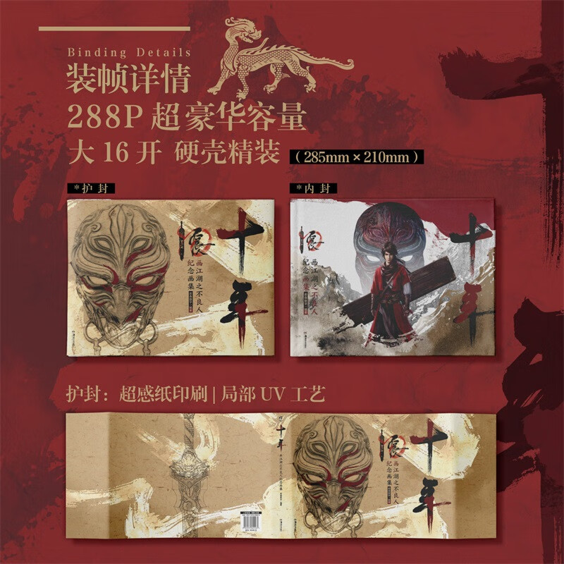 A collection of commemorative paintings of delinquents of the past ten years