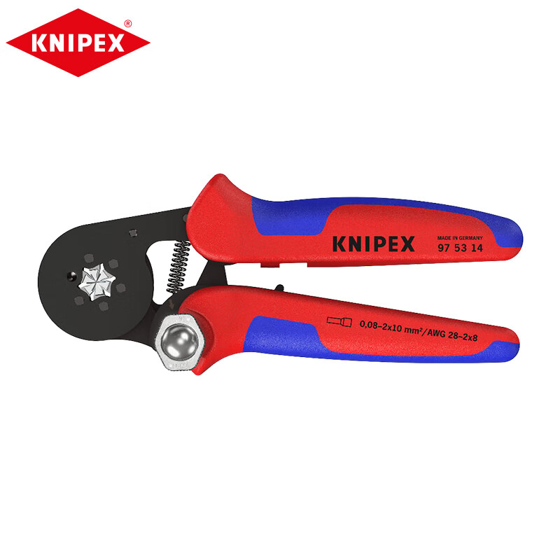 KNIPEX (KNIPEX) 97 53 14 self-adjusting crimping pliers casing terminals square and hexagonal crimping 975314/hexagonal crimping