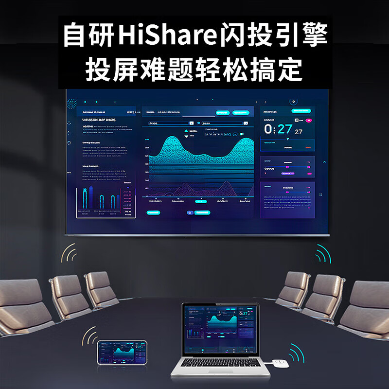 Hisense 100-inch conference flat-panel TV all-in-one 4+128GB MiniLED fine light control conference room display projection teaching mobile TV 100XP3E