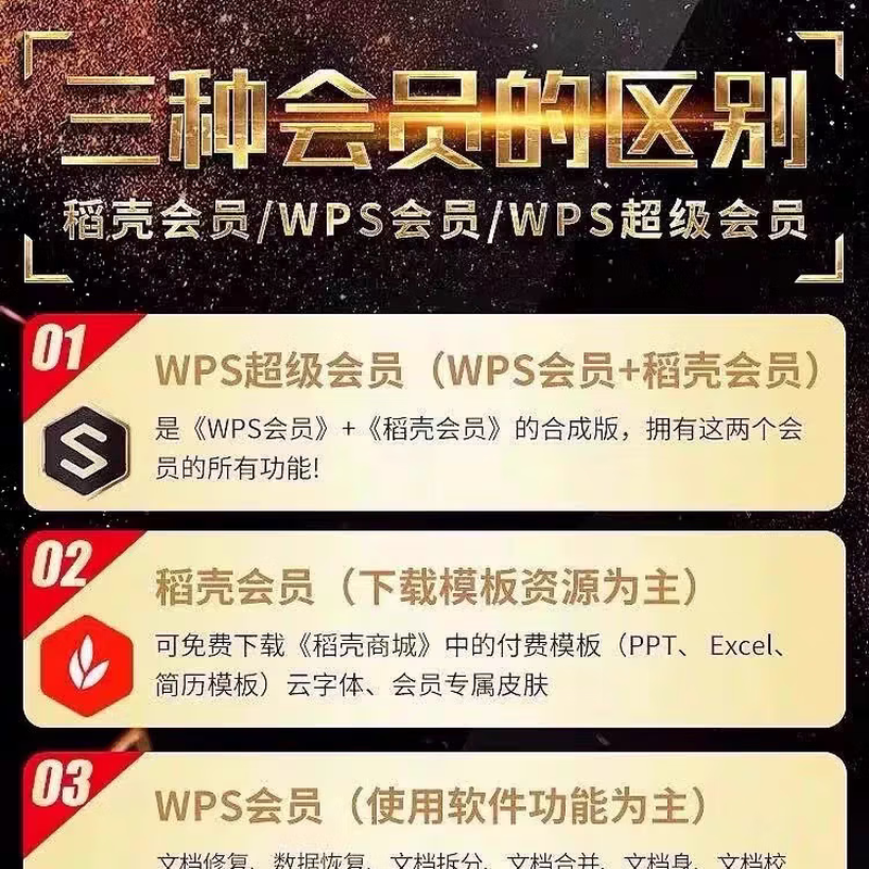 Wps super member one day one month year pdf to word rice husk PPT template personal resume download wps super member 1 year sharing 99% people choose