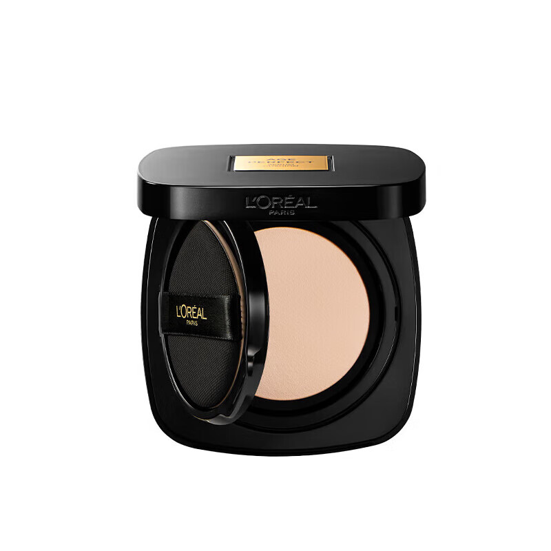L'Oreal Black Gold Air Cushion W10 for natural white skin tone, formal wear + replacement refill, concealer skin care product, New Year's gift for girlfriend