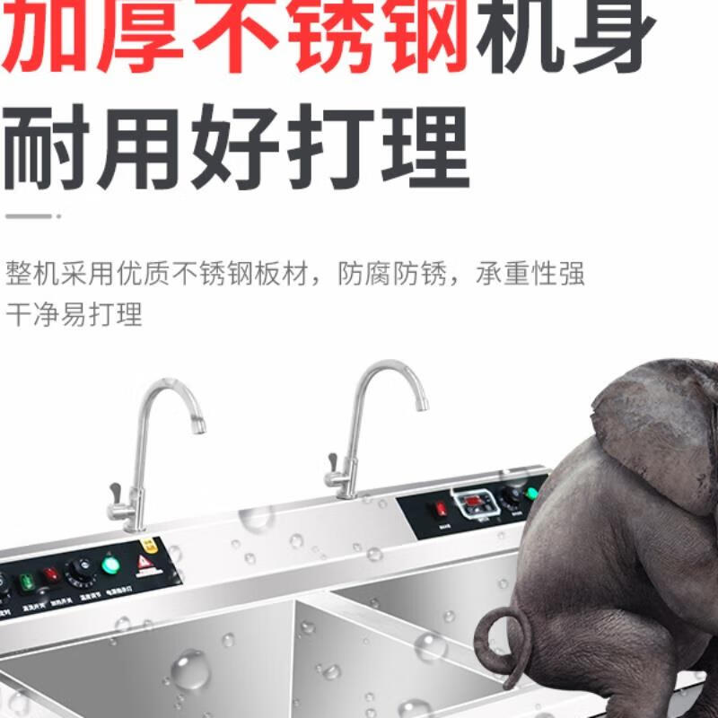 Kezitu's new ultrasonic dishwasher sink independent external installation-free household desktop automatic small dishwashing artifact 1.5 meters intelligent anti-dry burning engineering model brand new upgrade