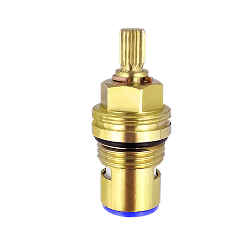 CLCEY is suitable for Arrow Kohler brand basin hot and cold faucet extended valve core three-hole double-control copper core bathtub switch accessories 51mm long 20.5 thread. Order remarks open