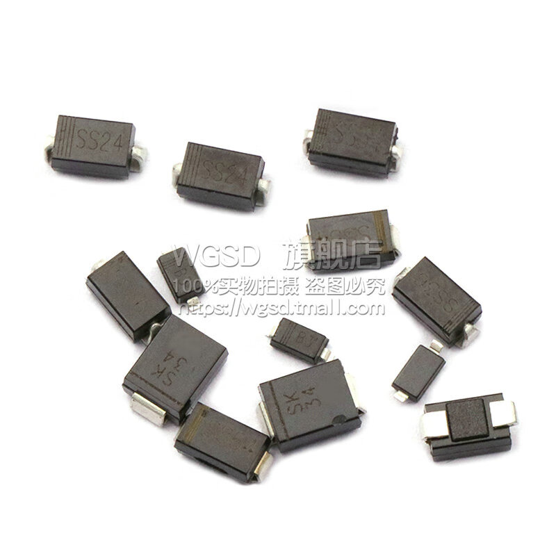 Dafuri 1N5822 SS12/14/24/36 1N5819 1N5824 SR160 SMD Schottky SS12 SMA diode (50 pcs)