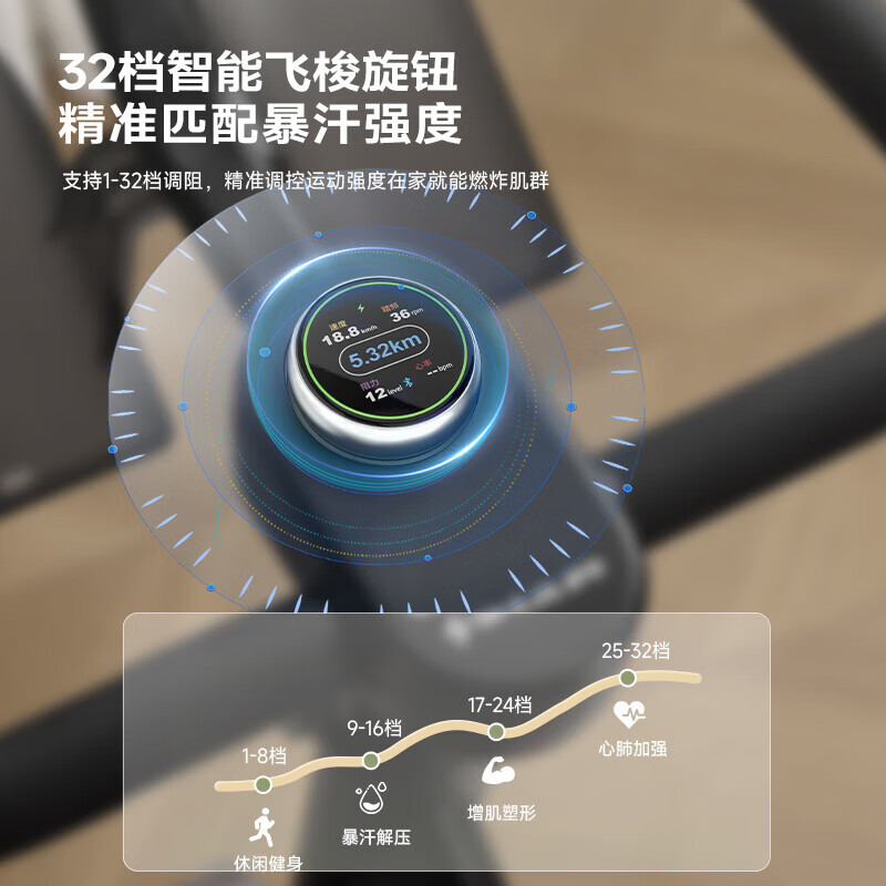 Shuhua (SHUA) Guardian spinning bicycle home self-generating intelligent resistance-adjusting magnetic control indoor bicycle SH-B386G