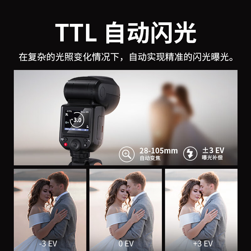 NEEWER Z2Pro on-camera flash Sony camera SLR mirrorless photography TTL automatic metering high-speed synchronization lithium battery hot shoe round head light micro-SLR outdoor shooting flash