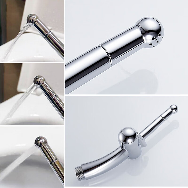 Joxod household maternity perineum cleaner, toilet nozzle, high-pressure spray gun can be inserted into the butt-wash faucet, single nozzle, can be connected to shower head, water flow size