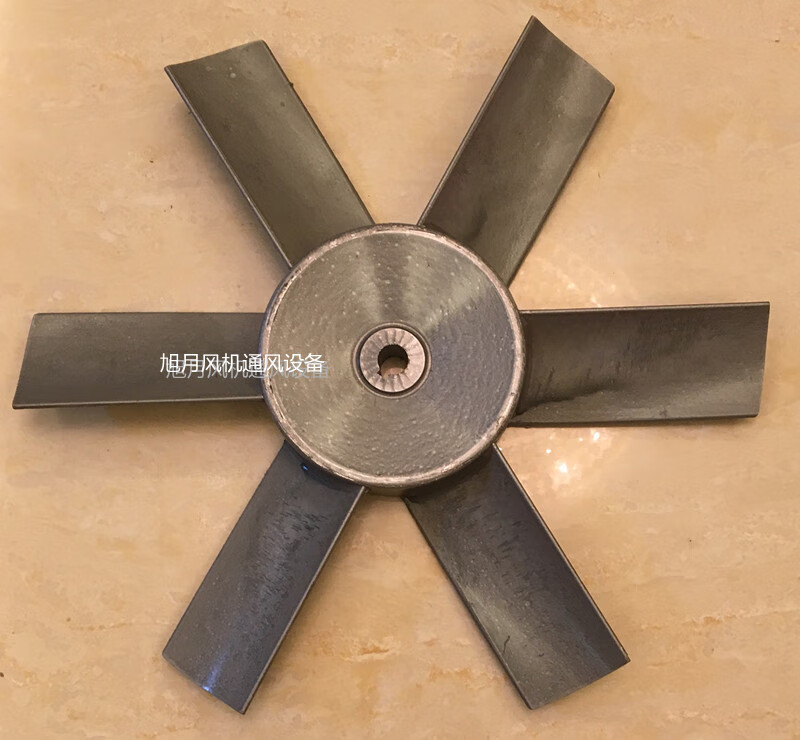 Wen Yijia portable fan blade aluminum blade axial flow fan special blade multi-blade large air volume impeller fog cannon machine 2# seven-blade aluminum blade diameter 19cm hole 11mm