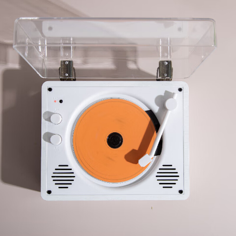 YEARS STAY time and years all-in-one CD player audiophile album player retro CD player record player desktop Bluetooth audio speaker cd player birthday gift blue SG1988