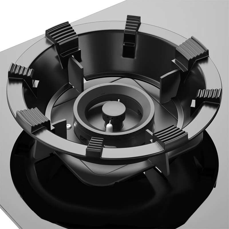Suitable for boss gas stoves, fire gathering windshield, gas stove energy-saving ring, stove top, household anti-slip bracket, milk pot holder, 5-claw universal model, 1 pack - double anti-slip