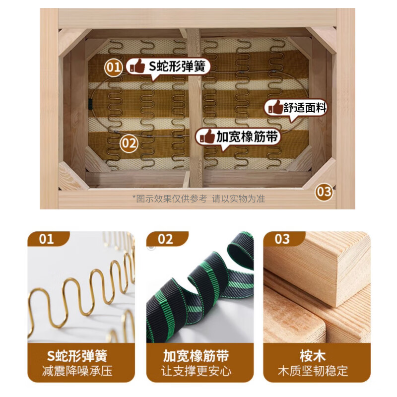 Duwo fabric sofa living room modern simple sofa small apartment double seat straight sofa 1.8m light gray