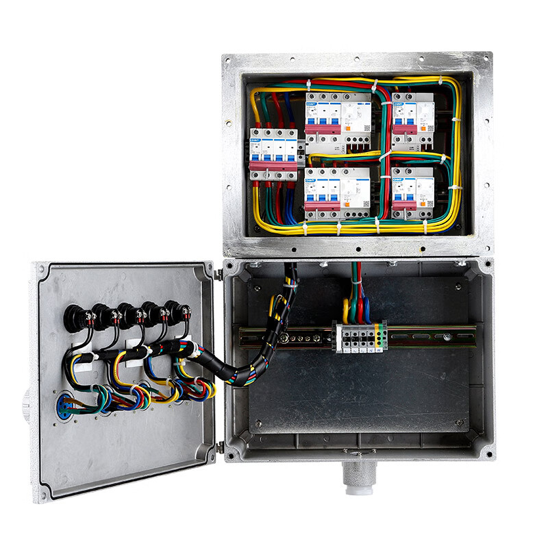 Explosion-proof distribution box, inspection box, control cabinet, lighting, power supply socket box, stainless steel junction box, empty box, switch box, main open + secondary circuit with explosion-proof socket