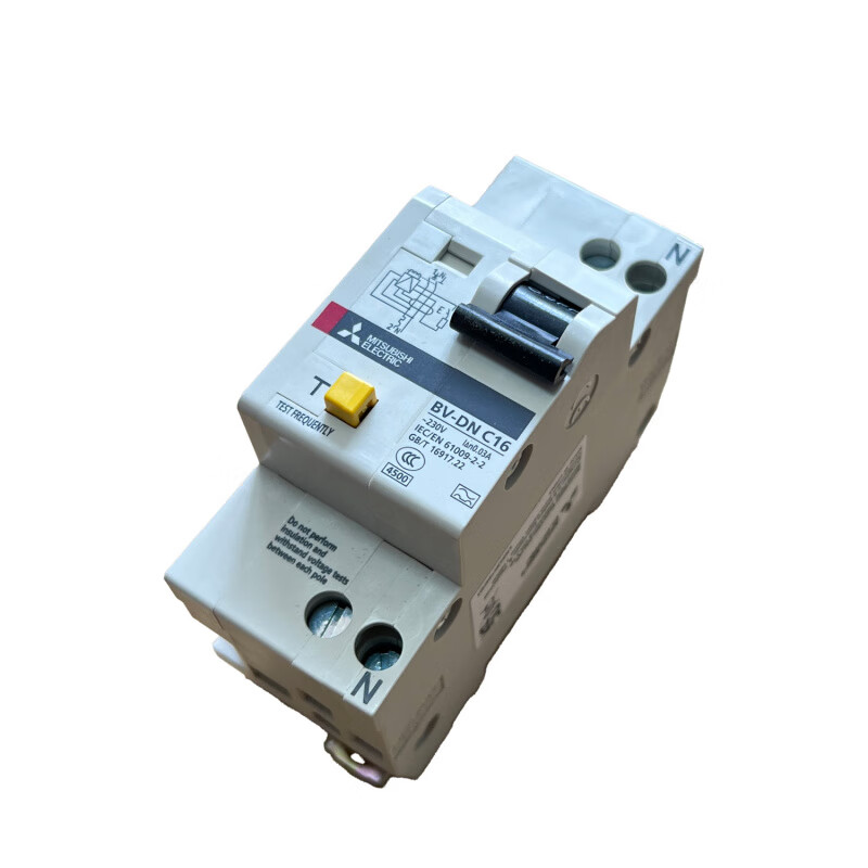 Mitsubishi 2P(1P+N) 40A32A25A20A16A10A6A leakage circuit breaker BV-DN 1PN 16A 30MA