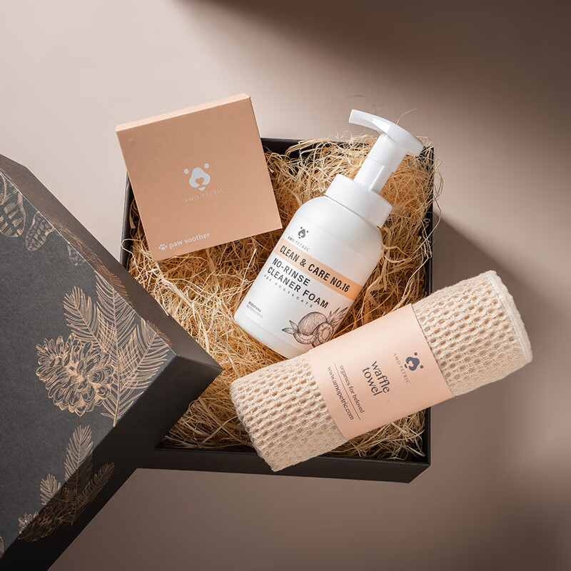 AMO PETRIC Pet Coconut Oil No-Rinse Foam Cleansing Cat Partial Cleaning Dog Dry Cleaning 200ml