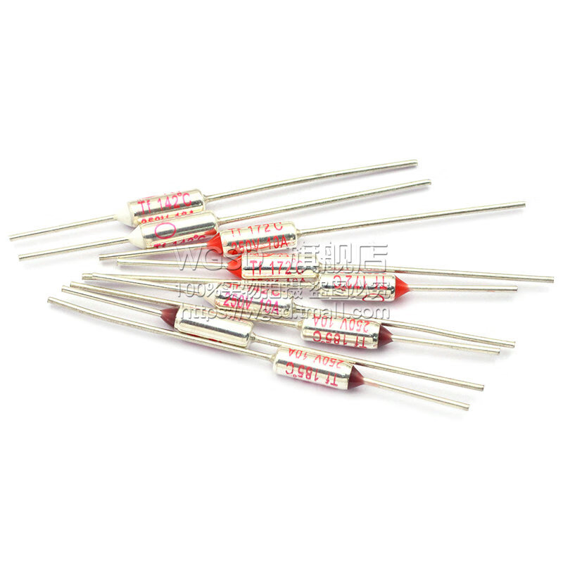 Dafuri rice cooker temperature fuse fuse fuse accessories TF protection temperature control 185 degrees 10A 250V TF thermal protection RY-157 degrees 10A 250V (5 pieces)