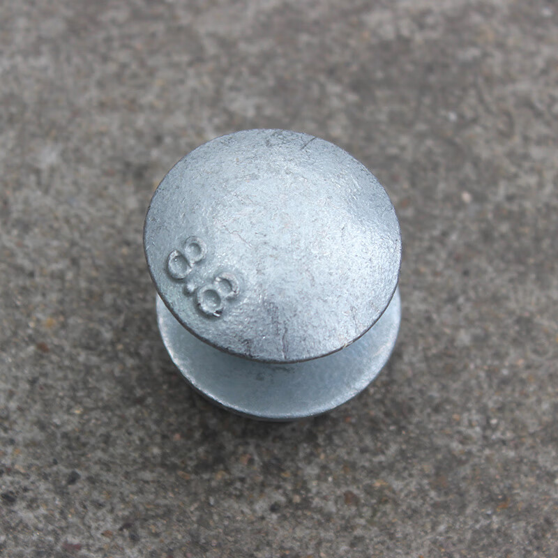 Xiaocai 8.8 highway corrugated guardrail connector screws hot-dip galvanized spray bolts M16 guardrail plate accessories manufacturer M16-45 (10 pieces)