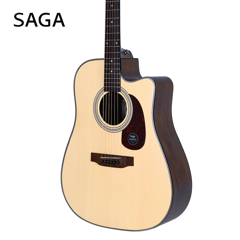 SAGA Guitar Single Board SF800C Upgraded Wood Color 41-inch Beginner Beginner Folk Guitar Gift Pack Teaching