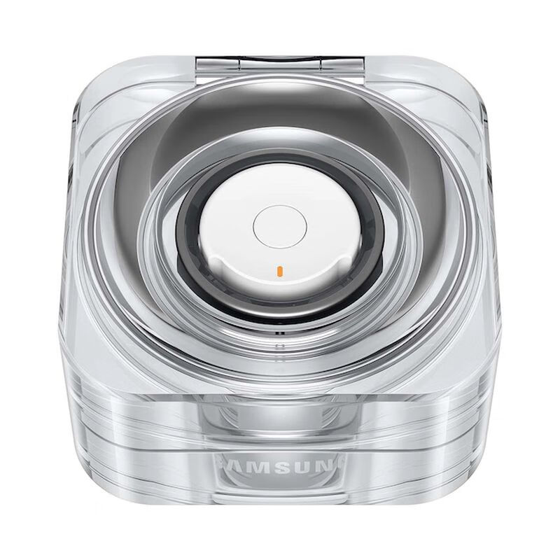 SAMSUNG Galaxy Ring Health Detection Smart Ring Charging Stand Ring Portable Charging Box Fast Wireless Charging with Indicator Light White, Ring Not Included Size 12