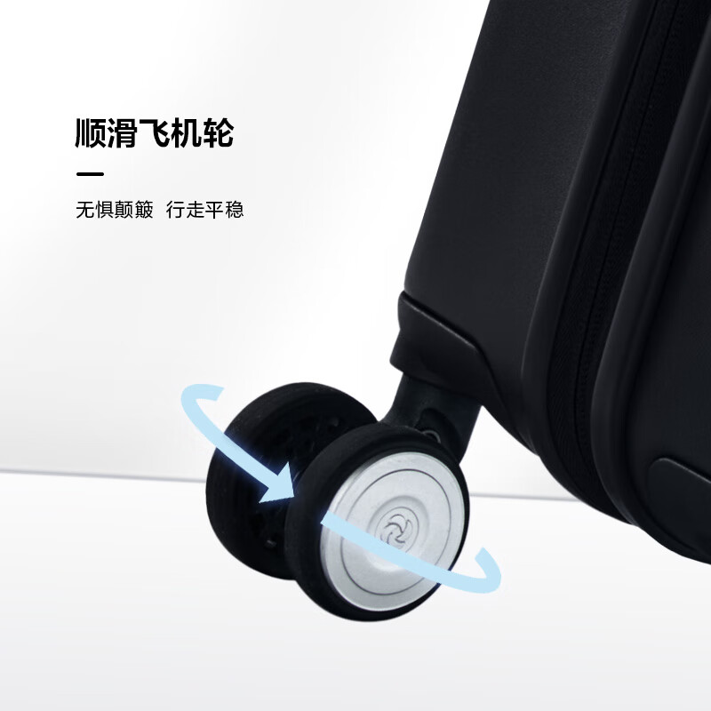 95% new Samsonite suitcase 20-inch trolley suitcase smart selection business front opening suitcase TD8 black password check-in suitcase