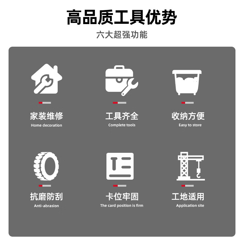 Factory No. 1 household 100-piece household tool box set hardware hand tools woodworking multi-functional home repair tools