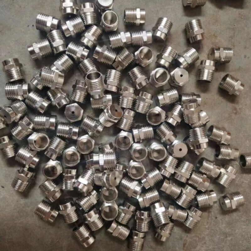 Nozzle stainless steel construction site car washing platform linear water nozzle wheel washing machine special nozzle car washing machine high pressure 100 nozzles