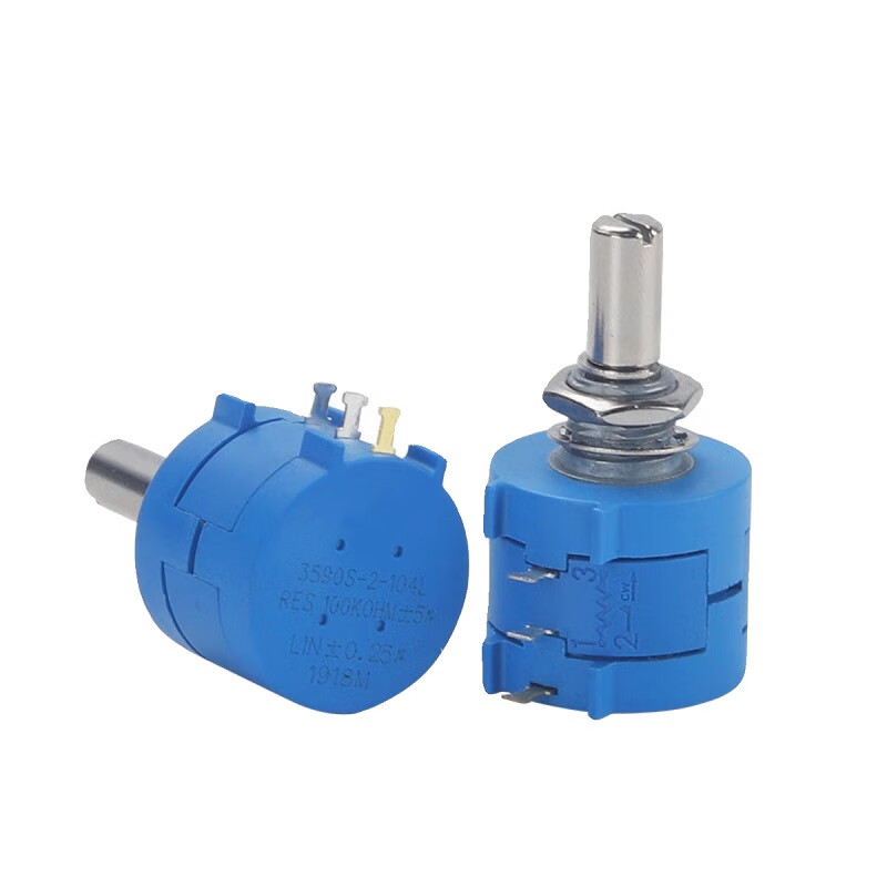 Noran 3590S-2 series precision multi-turn wire-wound potentiometer 10-turn adjustable resistor 5K ohm potentiometer + A03 knob