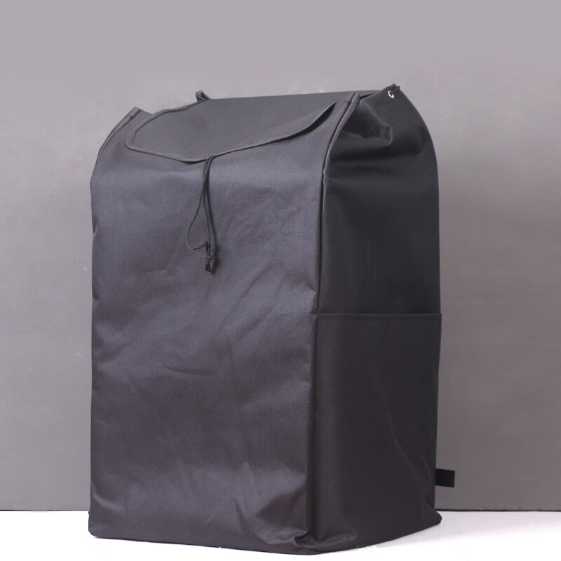 New Large Luggage Cart Waterproof Hanging Bag Eco-Friendly Trolley Car Bag Large Solid Color Removable and Washable Shopping Cart Large Light Gray + Free Bottom Plate Others