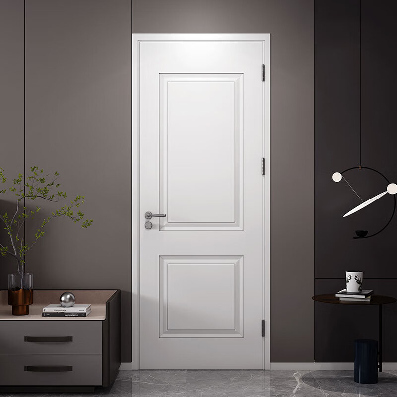 Wen Yijia whole house wooden door French room door set door solid wood painted door home bedroom interior door package installation Customized deposit upon request