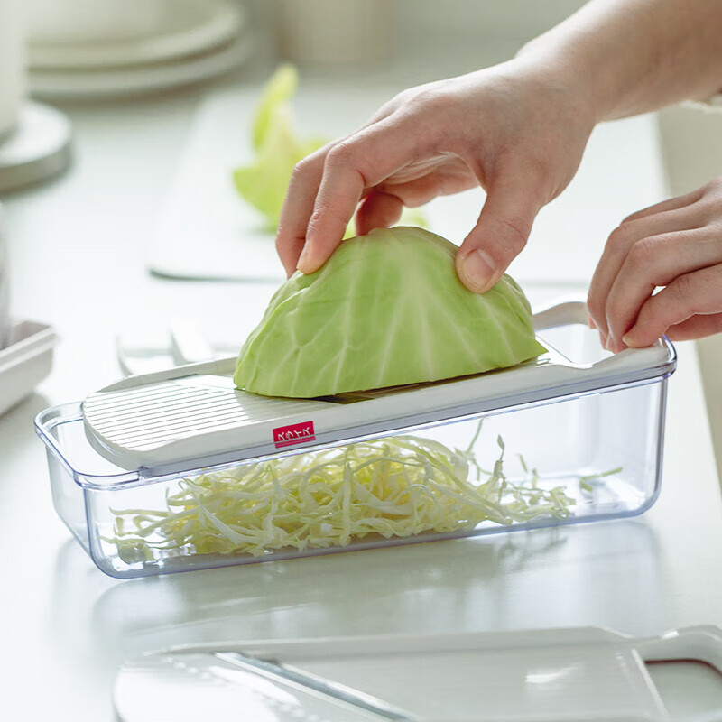 Shimomura (SHIMOMURA) Japan imported multifunctional vegetable cutter set manual vegetable cutter kitchen potato radish grating and slicing grinder