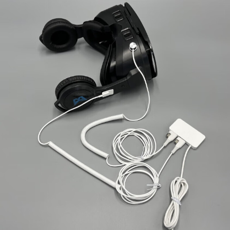 Zhitiao Smart VR Glasses Anti-Theft Chain AR Display MR Anti-Lost Rope Alarm Drone PICO4Ultar Electronic Game All-in-One Remote Control Drag Two with Anti-theft Device + Cable (Connection Style Remarks when Ordering)