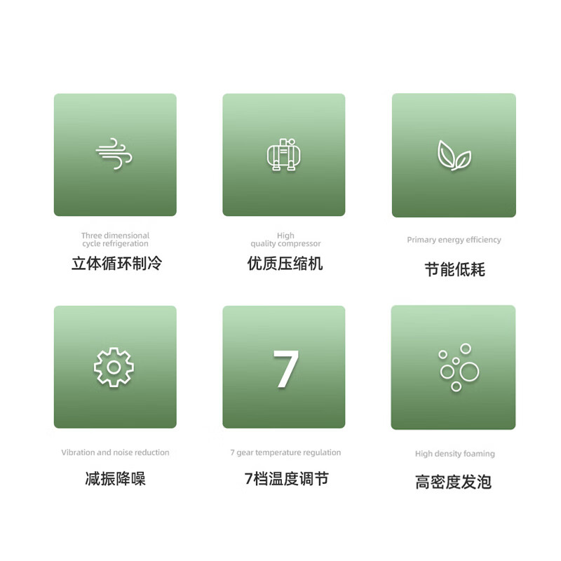 Oaks small refrigerator household small mini refrigerated freezer dual-use rental dormitory energy-saving dormitory office refrigerator hot-selling model upgraded purification and deodorization 22A126DW silver