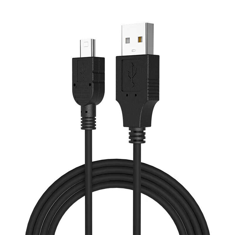 Langxun for Texas Instruments calculator TI-Nspire CX CAS charger cable TI-84 PLUS SE data cable black (Mini USB T-port data cable black (Mini USB T-port data cable) 1m