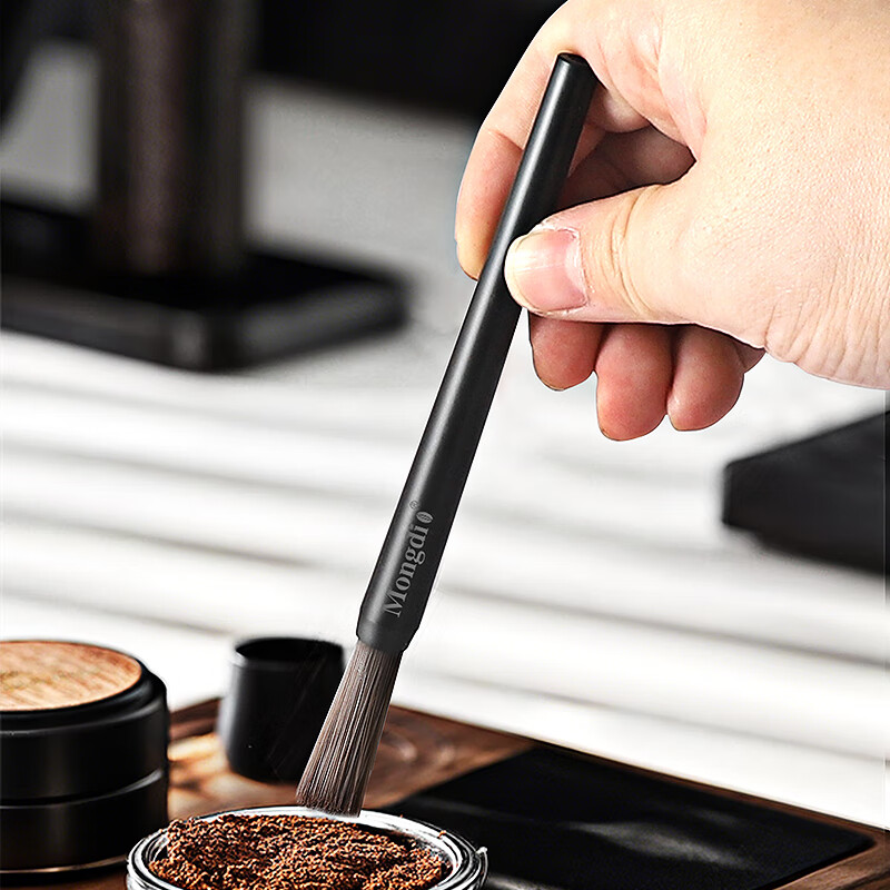 Mongdio coffee powder cleaning brush desktop bar cleaning brush sweep powder brush coffee machine brush coffee grounds brush