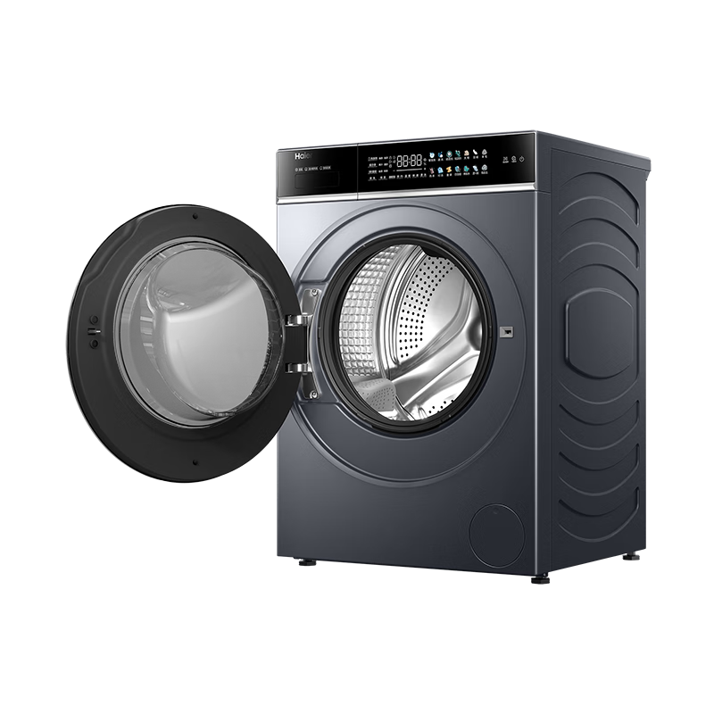 Haier 10KG direct drive variable frequency drum washing machine, living water essence washing, ultra-thin embedded, one-click smart washing XQG100-BLDE566WH