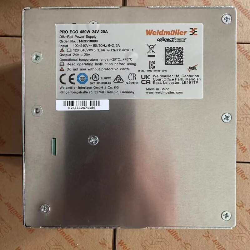 Weidmüller switching power supply 1469510000 20A 480W x 24V
