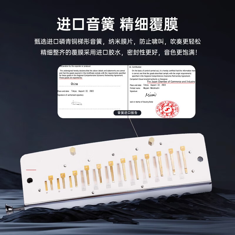 Feifan Feifan chromatic harmonica starry sky Yw48 professional performance novice 12-hole C key adult beginner student introduction