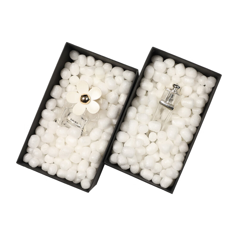 Greenway 15 liters of biodegradable styrofoam filling, starch foam granules, 3D printed parts, shockproof packaging, white standard (water soluble/biodegradable), 35 liters (carton 53*23*29cm)