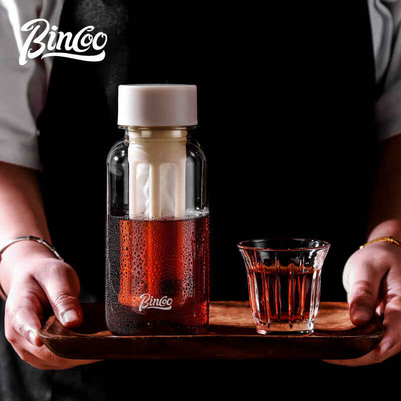 Bincoo coffee cold brew pot household cold brew bottle cold brew fruit teapot handy coffee cup high temperature resistant portable