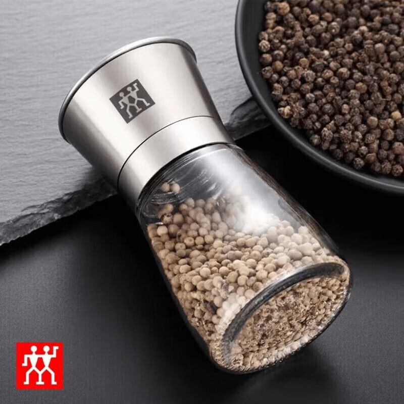 Zwilling (ZWILLING) last stock 304 stainless steel pepper sea salt grinder grinding bottle comes with black pepper grains large head grinder / 1 / adjustable thickness