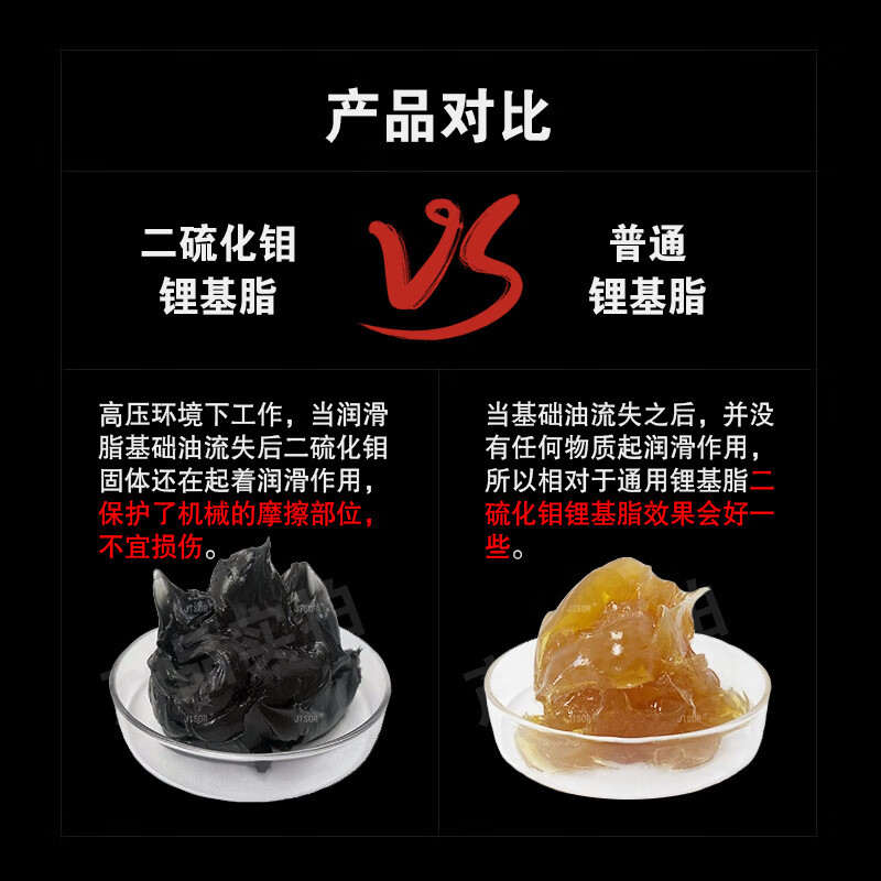 Extreme pressure molybdenum disulfide grease butter lithium base grease high temperature anti-wear crane boom excavator forklift machinery special grease high temperature extreme pressure molybdenum disulfide No. 2 15kg/barrel