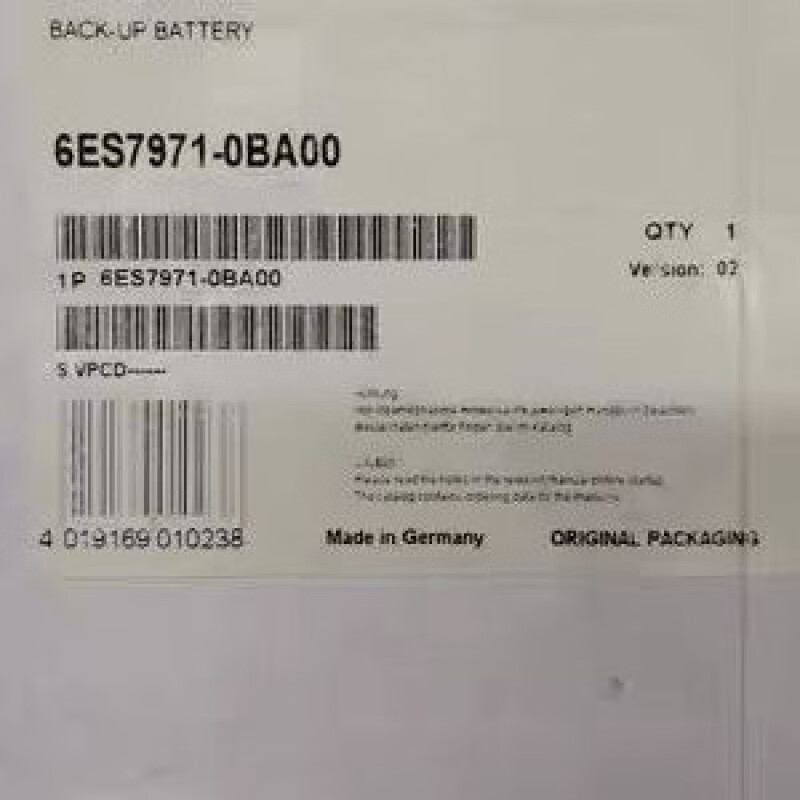 Siemens S7-400PLC buffer lithium battery new SL-360AA 3.6V