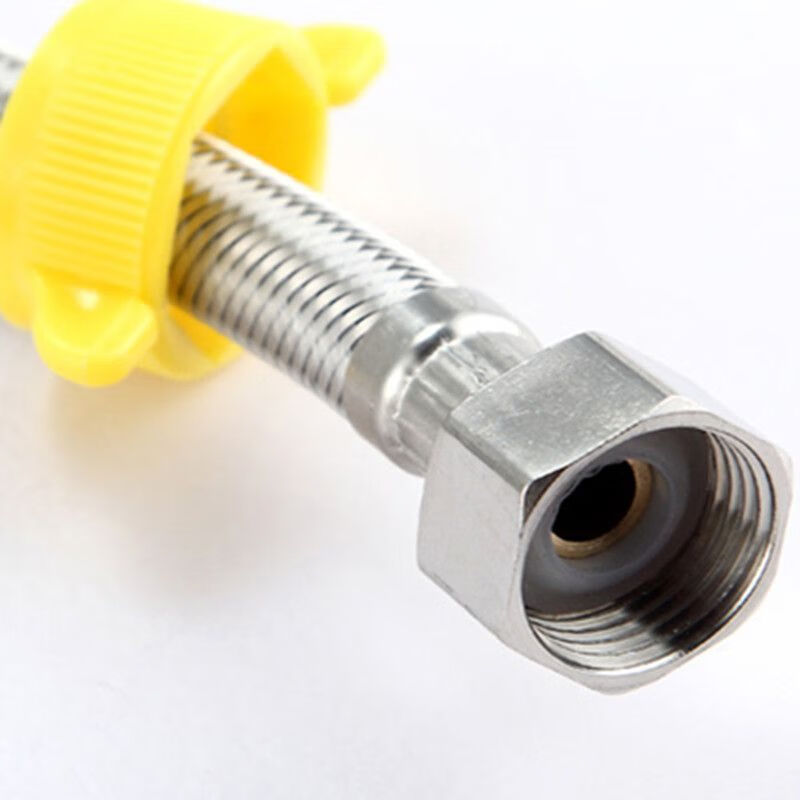 JOMOO New 304 stainless steel braided water pipe hose water heater hot and cold water inlet double copper head hose toilet water inlet pipe copper head 304 steel wire explosion-proof encrypted pipe stainless steel cap 60 cm 4 points universal/regardless of hot and cold