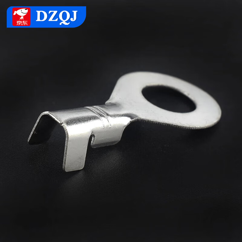 Terminal lug DJ431 cold-pressed terminal terminal copper open nose bare terminal 4.2/3.2 5.2 6.2mm 6.2MM copper open nose (20 pieces)