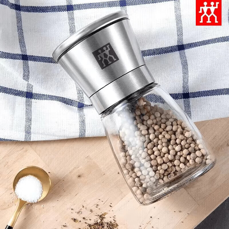 Zwilling (ZWILLING) last stock 304 stainless steel pepper sea salt grinder grinding bottle comes with black pepper grains large head grinder / 1 / adjustable thickness